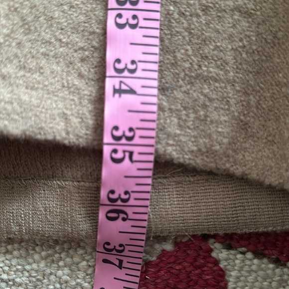 Anthropologie Moth Midtown Brown Wool Coat sz L - Picture 9 of 9